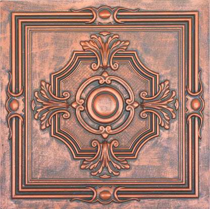 PAINTSDECOR PL38 Rustic copper ceiling tiles