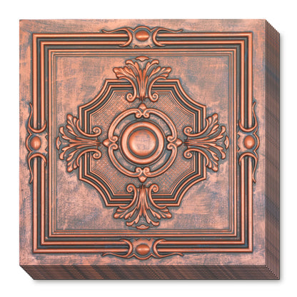 PAINTSDECOR PL38 Rustic copper ceiling tiles