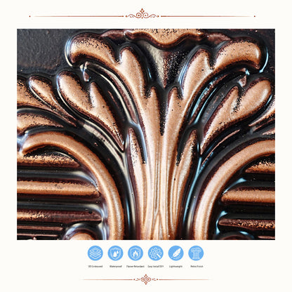 PAINTSDECOR PL38 Traditional copper ceiling tiles