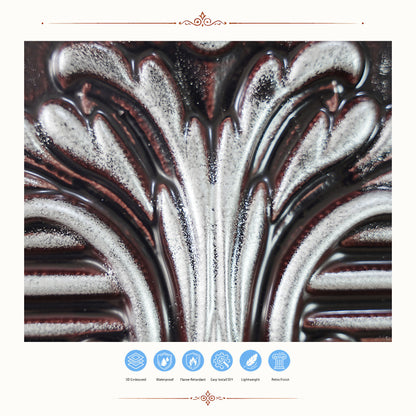PAINTSDECOR PL38 Traditional silver ceiling tiles