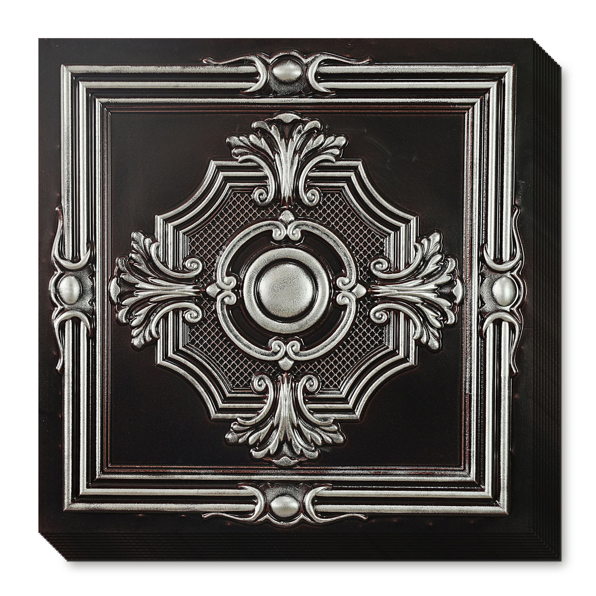 PAINTSDECOR PL38 Traditional silver ceiling tiles