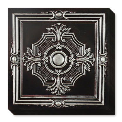 PAINTSDECOR PL38 Traditional silver ceiling tiles