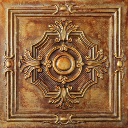 PAINTSDECOR PL38 Weathered Bronze ceiling tiles