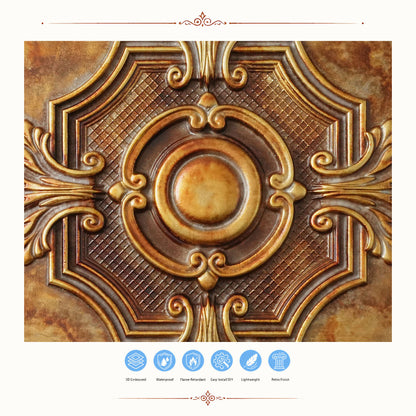 PAINTSDECOR PL38 Weathered Bronze ceiling tiles