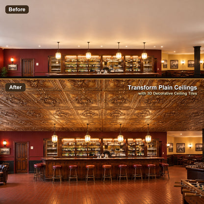 PAINTSDECOR PL38 Weathered Bronze ceiling tiles