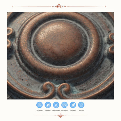 PAINTSDECOR PL38 Weathered copper ceiling tiles