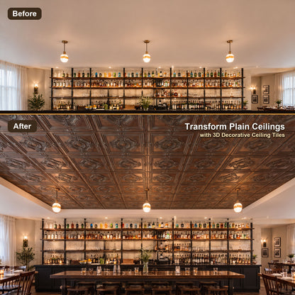 PAINTSDECOR PL38 Weathered copper ceiling tiles