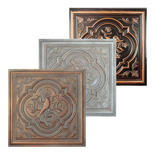 10tiles/lot Artistic Ceiling Tiles for Libraries, Museums, Craft Studios and Cultural Interiors PL39