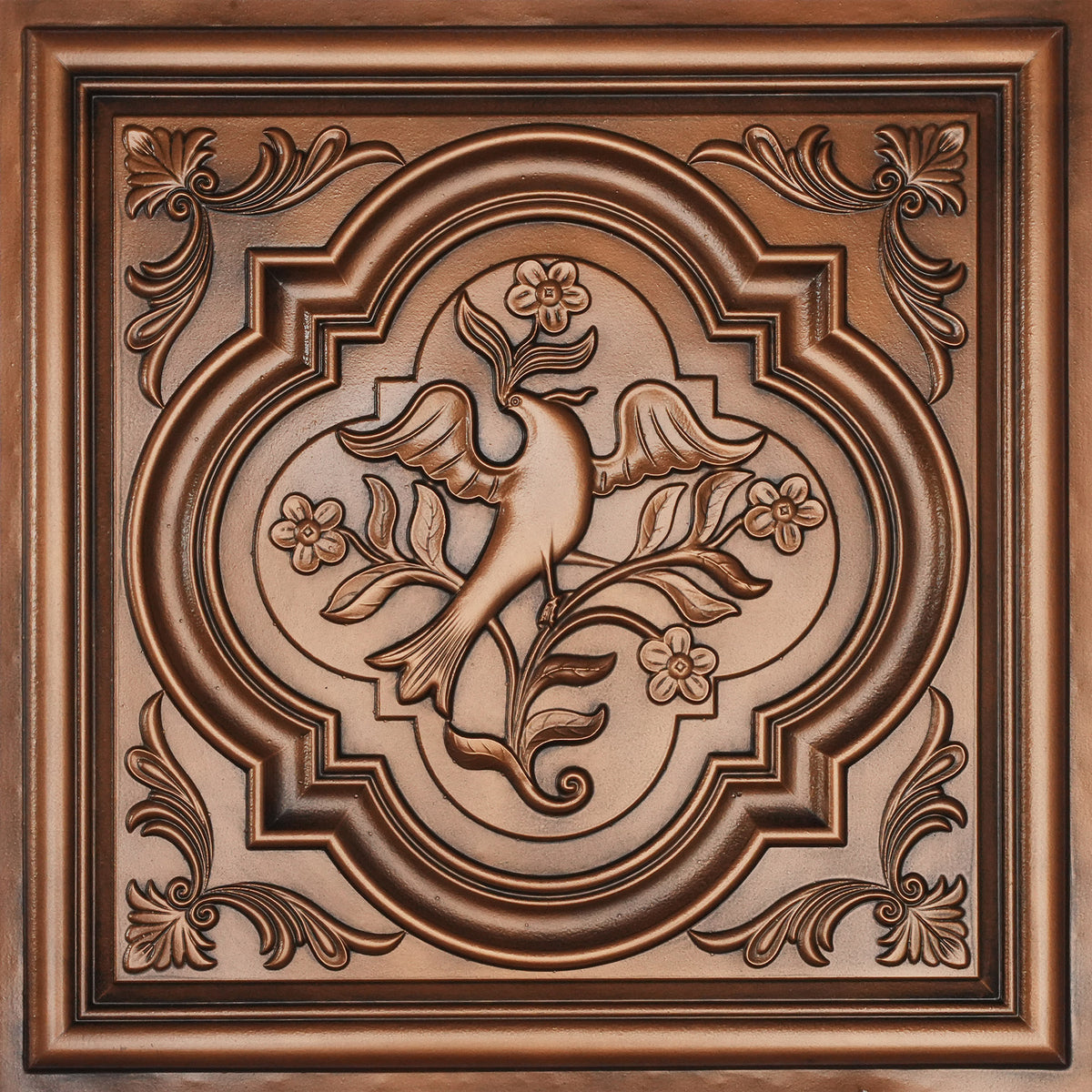 PAINTSDECOR PL39 Aged copper ceiling tiles
