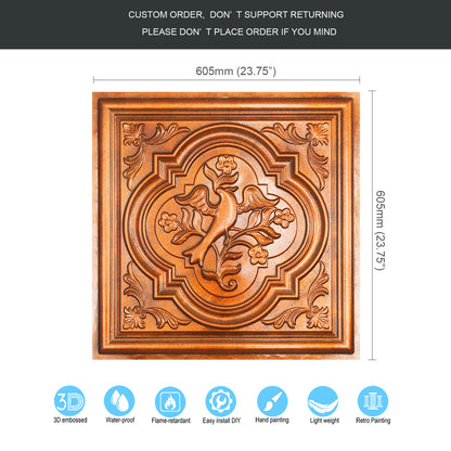 10tiles/lot Multi-Layer 3D Ceiling Tiles for Upscale Restaurants and High-End Bars PL39