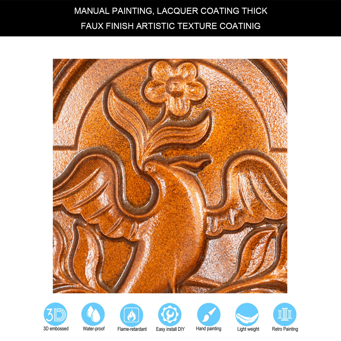 10tiles/lot Multi-Layer 3D Ceiling Tiles for Upscale Restaurants and High-End Bars PL39