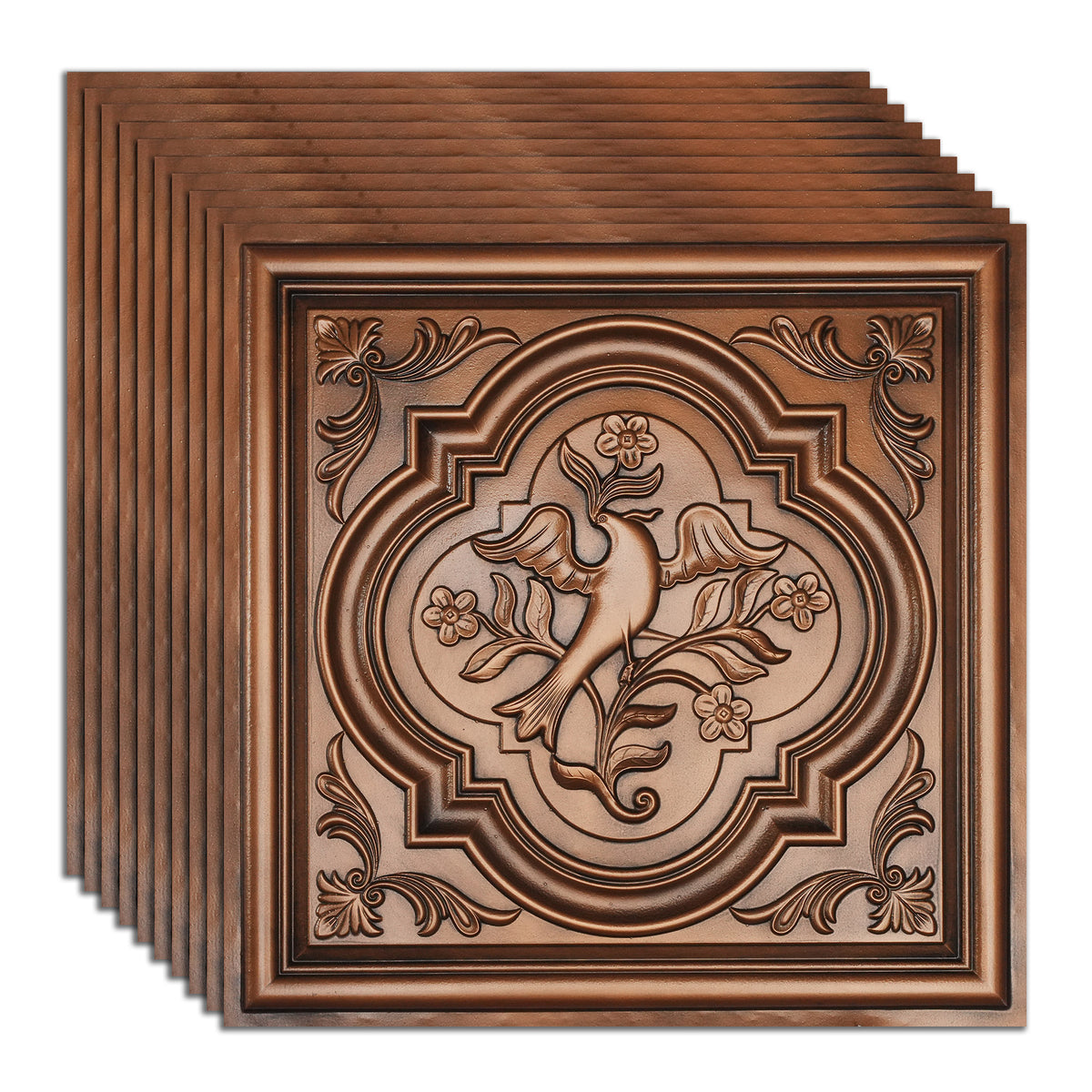PAINTSDECOR PL39 Aged copper ceiling tiles