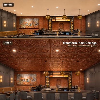 PAINTSDECOR PL39 Aged copper ceiling tiles