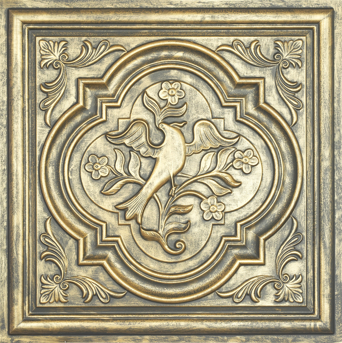 PAINTSDECOR PL39 Ancient gold ceiling tiles
