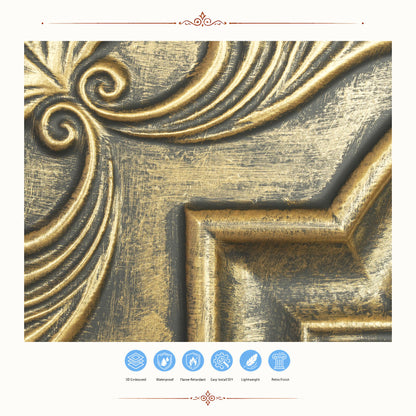 PAINTSDECOR PL39 Ancient gold ceiling tiles