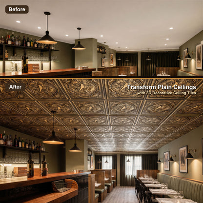 PAINTSDECOR PL39 Ancient gold ceiling tiles