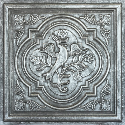 10tiles/lot DIY Faux Metal Ceiling Tile Panels for Café Bars, Studios and Artistic Interiors PL39