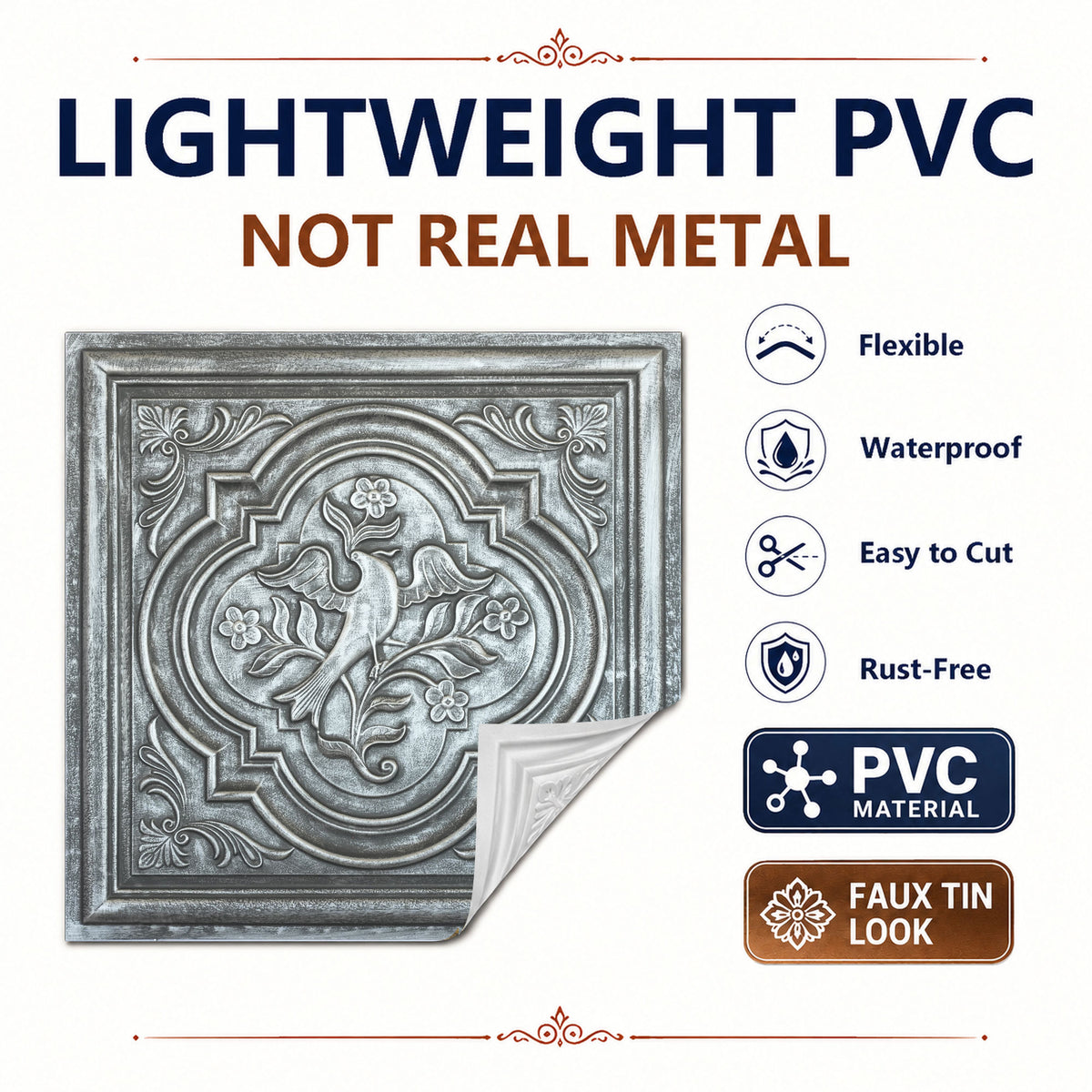 PAINTSDECOR PL39 Antique tin ceiling tiles