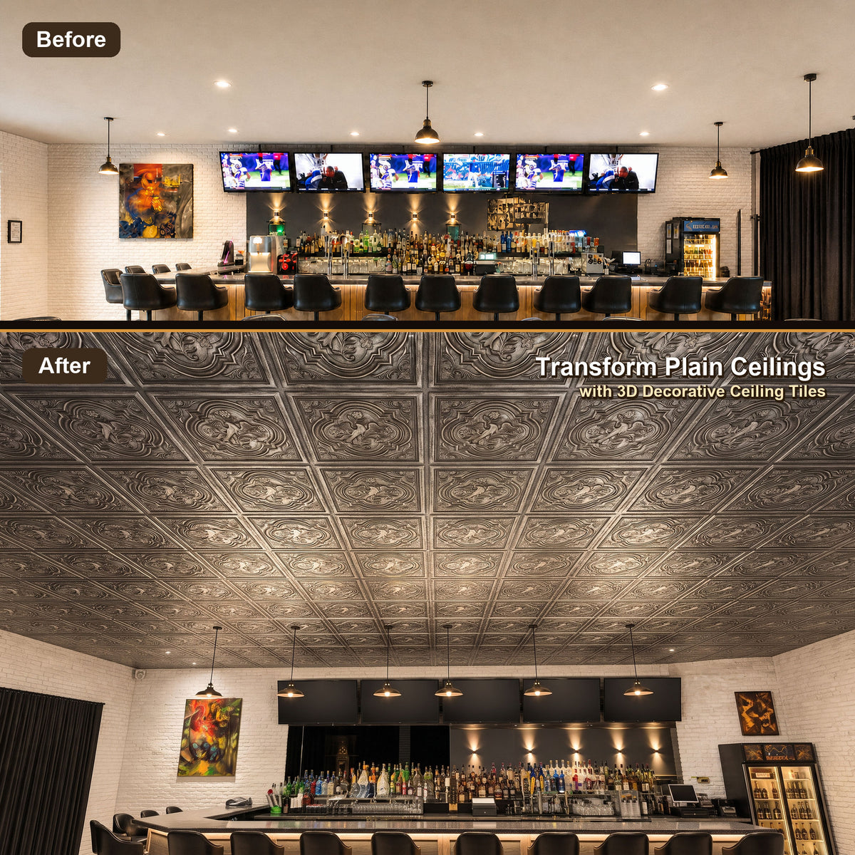 PAINTSDECOR PL39 Antique tin ceiling tiles