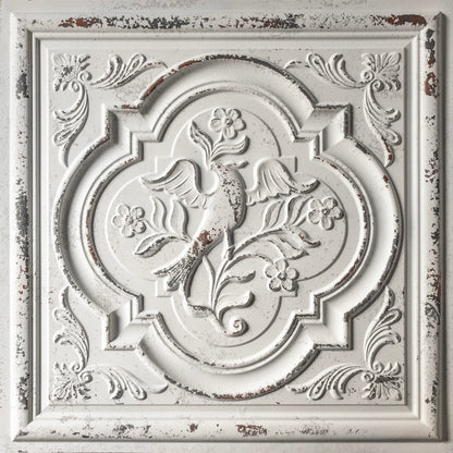PAINTSDECOR PL39 Distress crack white black ceiling tiles
