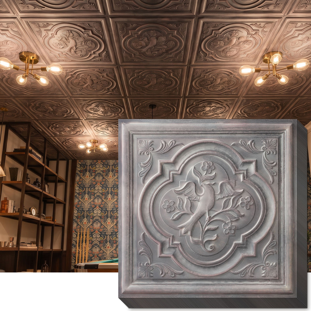 PAINTSDECOR PL39 Driftwood ceiling tiles