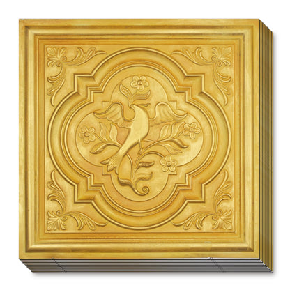 PAINTSDECOR PL39 Golden ceiling tiles