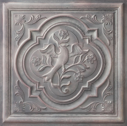 10tiles/lot DIY Faux Metal Ceiling Tile Panels for Café Bars, Studios and Artistic Interiors PL39