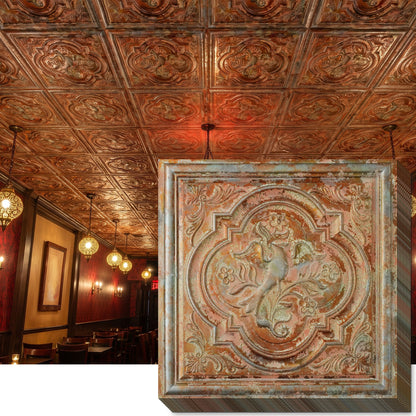 PAINTSDECOR PL39 Palazzo Clay ceiling tiles