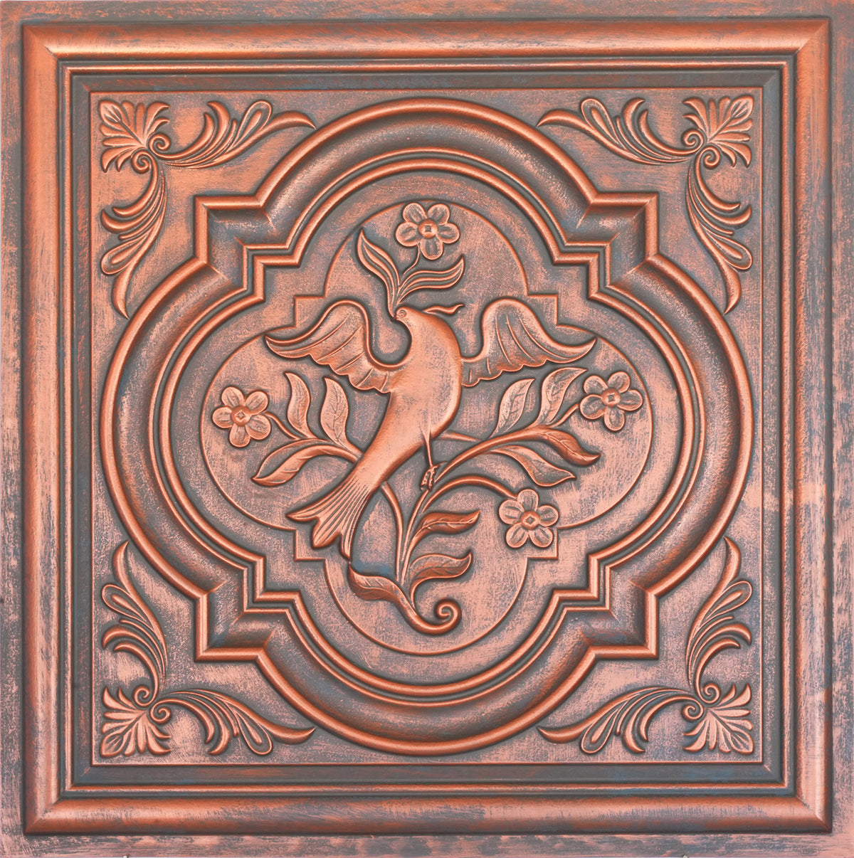PAINTSDECOR PL39 Rustic copper ceiling tiles