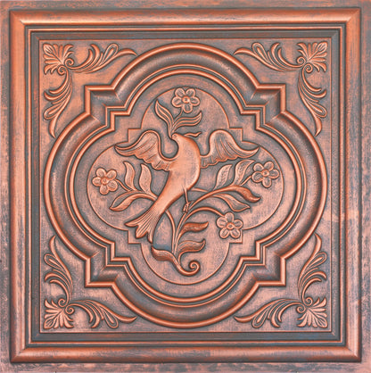 PAINTSDECOR PL39 Rustic copper ceiling tiles