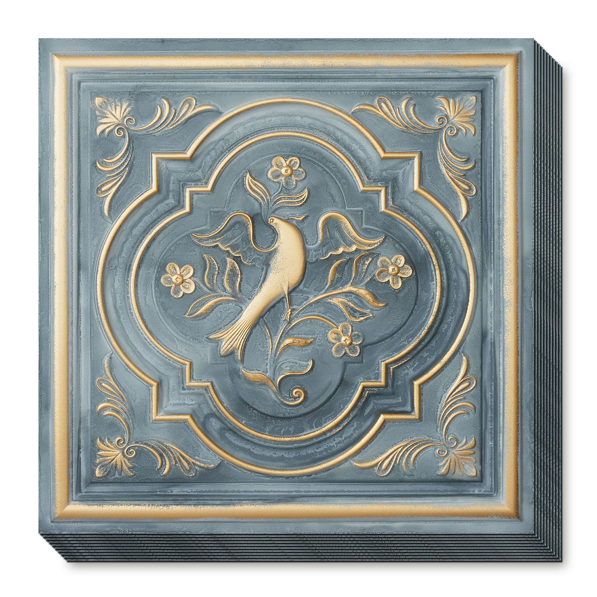 PAINTSDECOR PL39 Smoked gold ceiling tiles