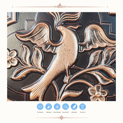PAINTSDECOR PL39 Traditional copper ceiling tiles