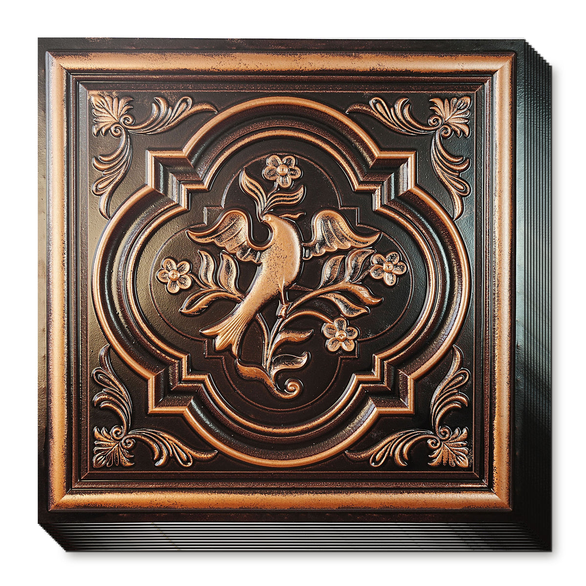 PAINTSDECOR PL39 Traditional copper ceiling tiles
