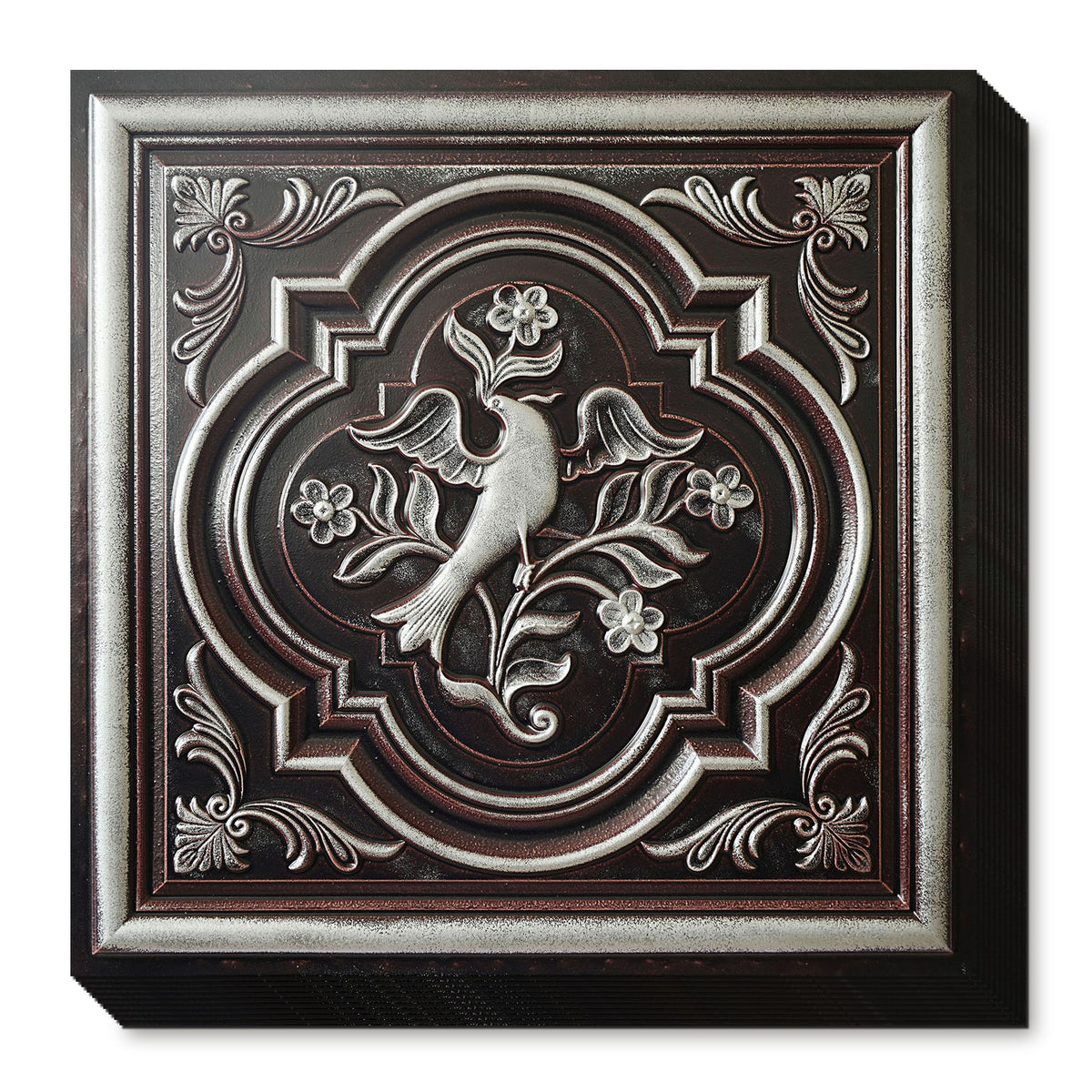 PAINTSDECOR PL39 Traditional silver ceiling tiles