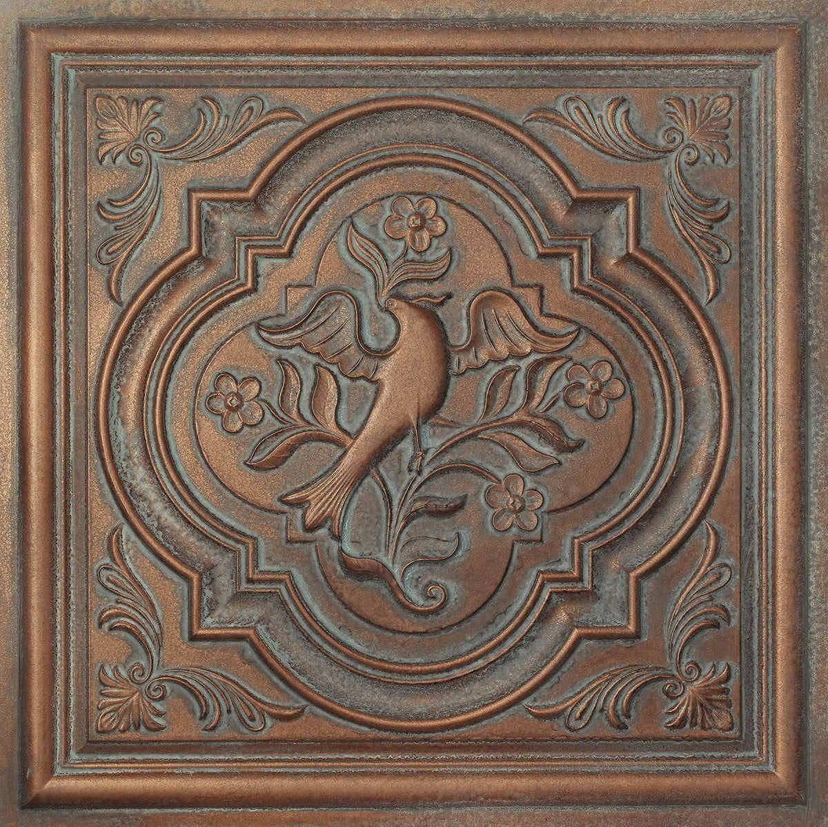 PAINTSDECOR PL39 Weathered copper ceiling tiles