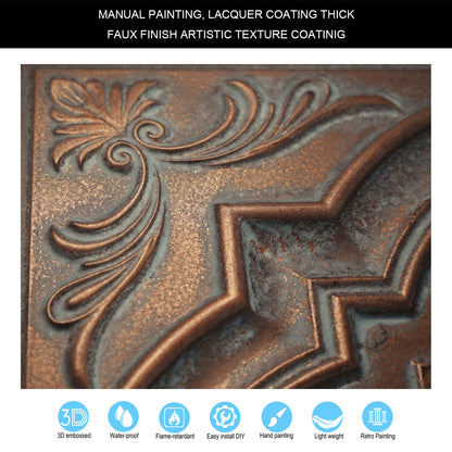 10tiles/lot Artistic Ceiling Tiles for Libraries, Museums, Craft Studios and Cultural Interiors PL39