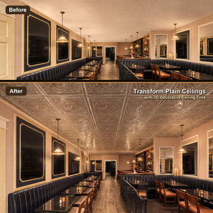 PAINTSDECOR PL39 Weathered Iron ceiling tiles