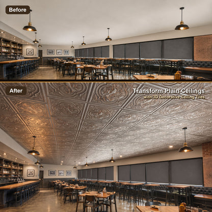 PAINTSDECOR PL39 Weathered Iron ceiling tiles