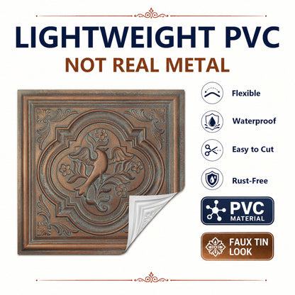 PAINTSDECOR PL39 Weathered copper ceiling tiles