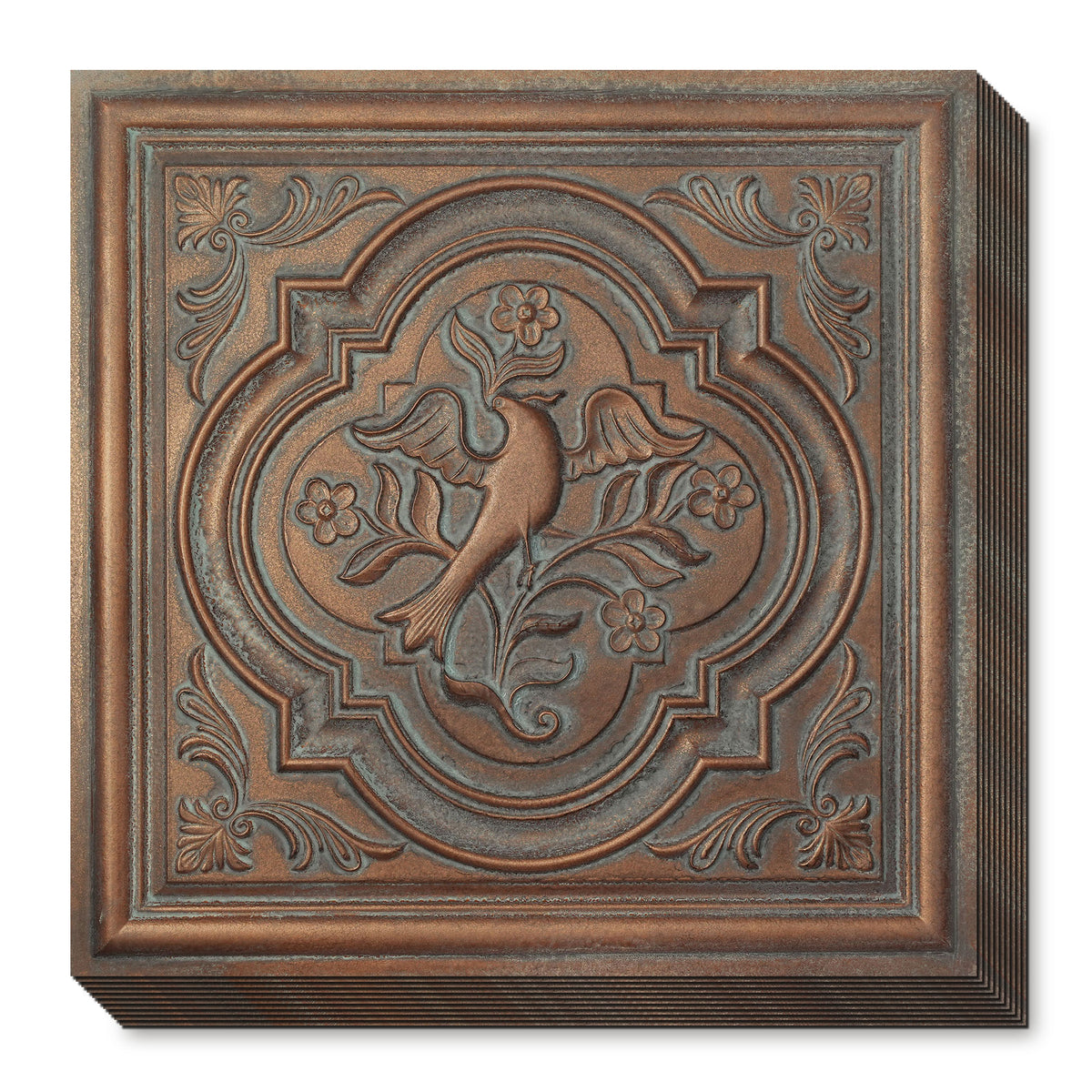 PAINTSDECOR PL39 Weathered copper ceiling tiles