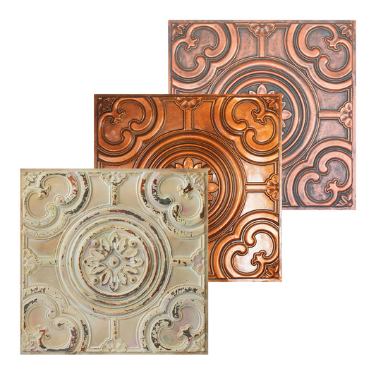 10tiles/lot Artistic Ceiling Tiles for Book Cafés, Literary Shops and Cultural Retail Spaces PL50