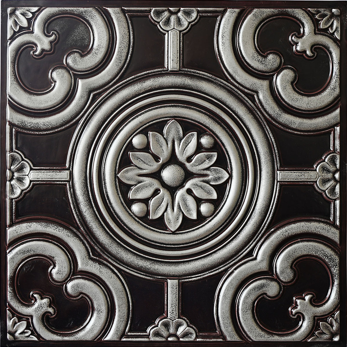 PAINTSDECOR PL50 Traditional silver ceiling tiles