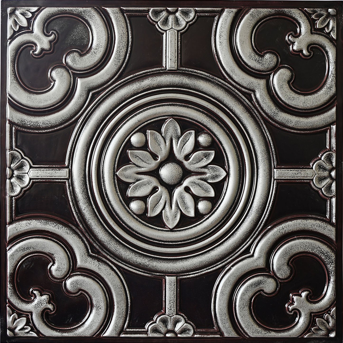 10tiles/lot 3D Faux Metal Ceiling Tiles for Stylish Bars, Clubs and Trendy Restaurants PL50