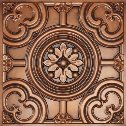 PAINTSDECOR PL50 Aged copper ceiling tiles