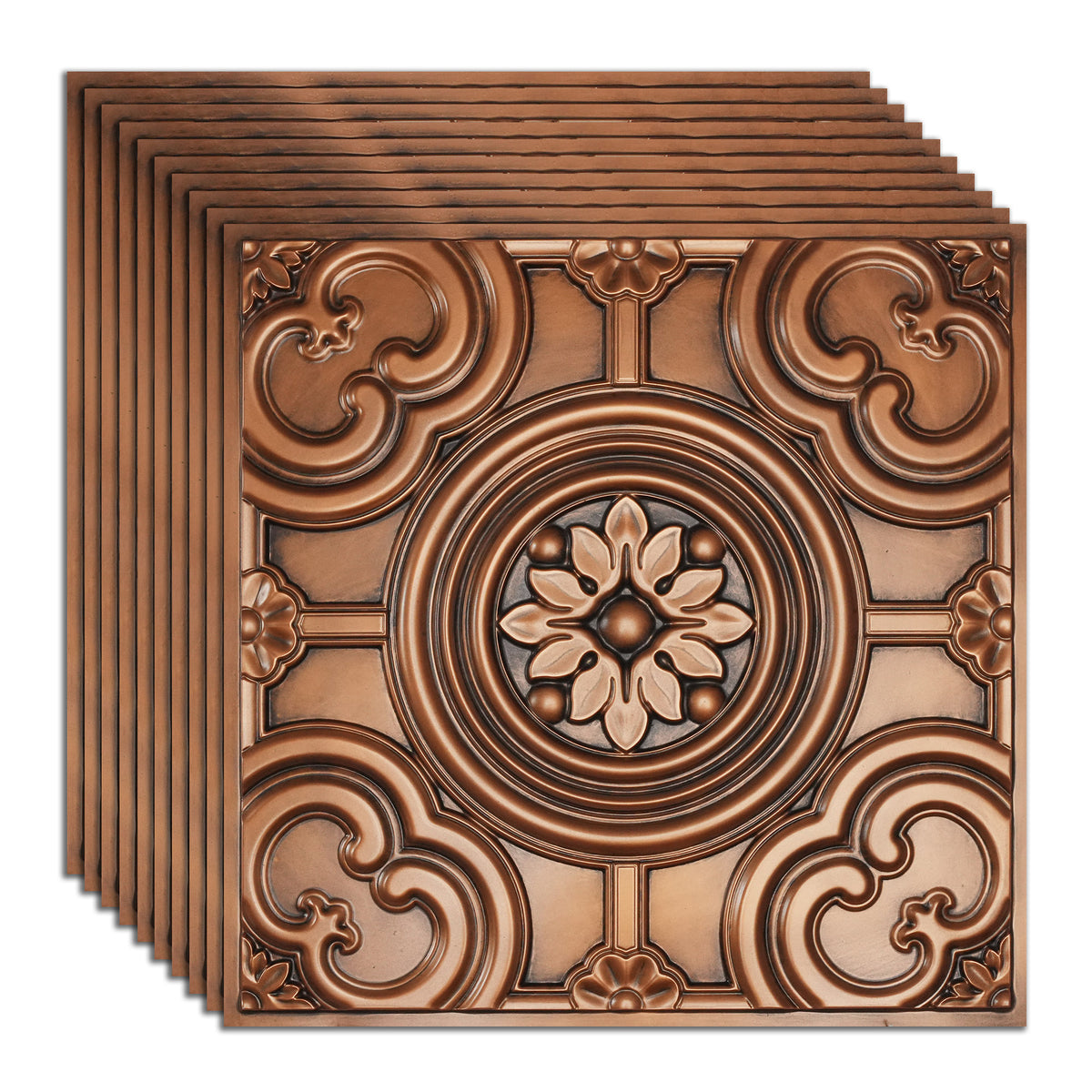 PAINTSDECOR PL50 Aged copper ceiling tiles