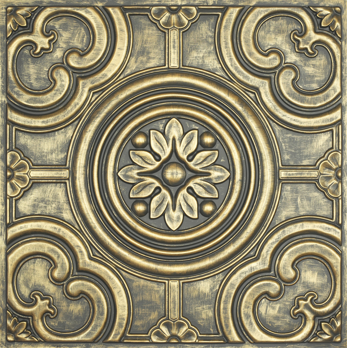 PAINTSDECOR PL50 Ancient gold ceiling tiles