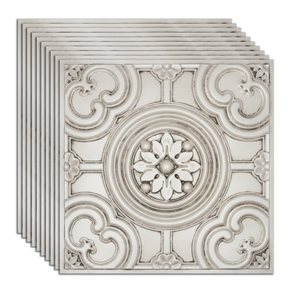 PAINTSDECOR PL50 Aged white ceiling tiles