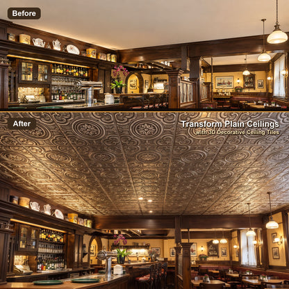 PAINTSDECOR PL50 Antique tin ceiling tiles