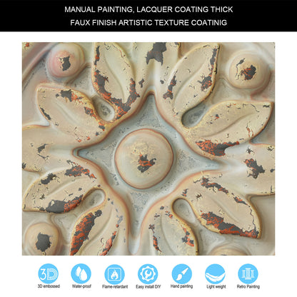 10tiles/lot Artistic Ceiling Tiles for Book Cafés, Literary Shops and Cultural Retail Spaces PL50