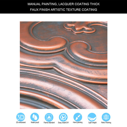 10tiles/lot Artistic Ceiling Tiles for Book Cafés, Literary Shops and Cultural Retail Spaces PL50